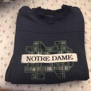 Vintage Notre Dame Crewneck Sweatshirt